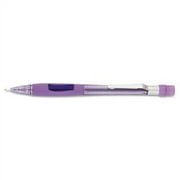 Pentel Quicker Clicker Automatic Pencils 2HB Lead - 0.7 mm Lead Diameter - Refillable - Black Lead - Transparent Violet Barrel - 1 Each