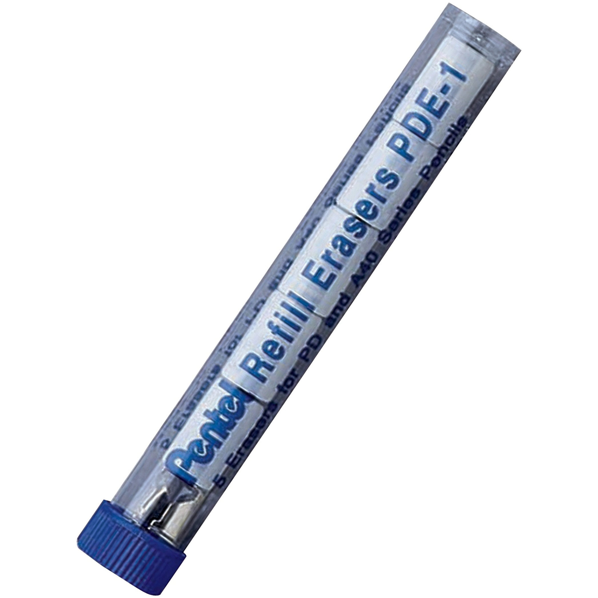 White Large Mechanical Pencil Eraser Refill, 60 Pack
