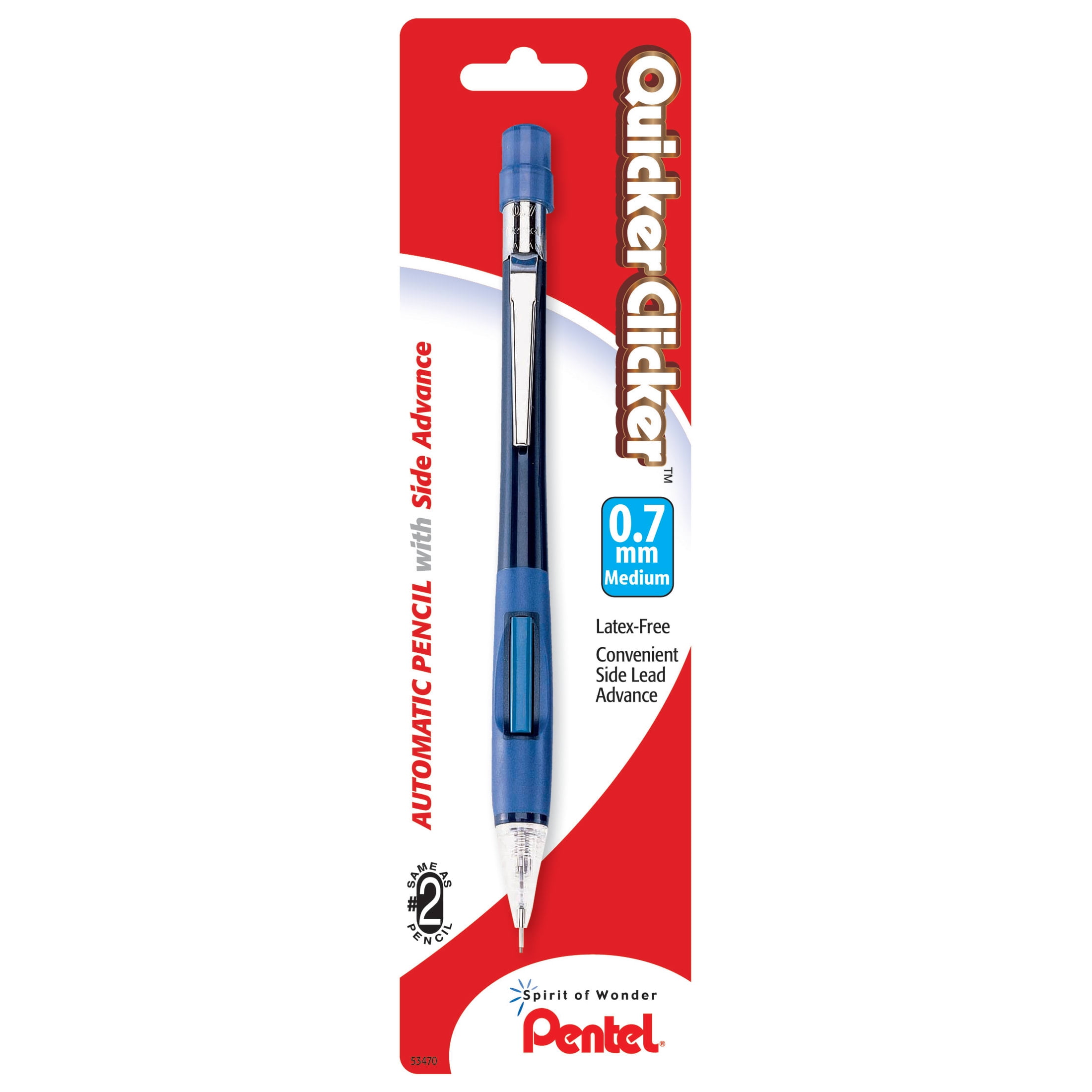 Pentel Quicker Clicker Mechanical Pencil, .7mm