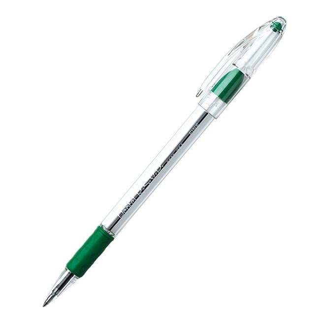 Pentel R.S.V.P. Ballpoint Pen, Fine Point, Green, Pack of 24