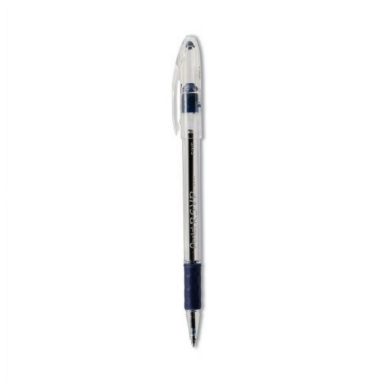 R.S.V.P. Super RT Ballpoint Pen, Retractable, Medium 0.7 mm, Blue Ink, Translucent Blue/Blue Barrel, Dozen R.S.V.P. Super RT Ballpoint Pen, Retractable, Medium 0.7 mm, Blue Ink, Translucent Blue/Blue Barrel, Dozen