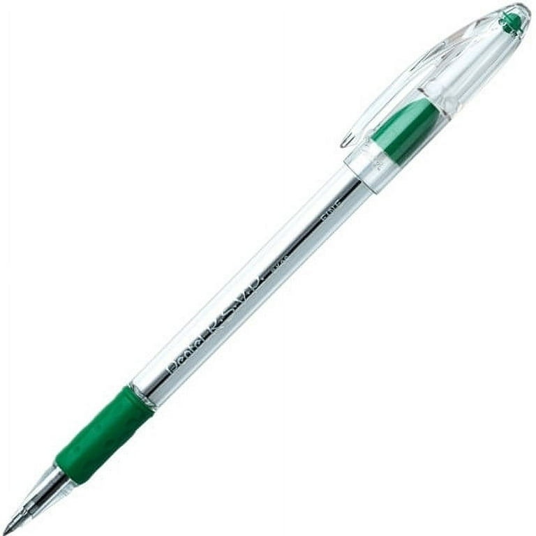 Pentel R.S.V.P. Ballpoint Stick Pens - Medium Pen Point - 1 mm Pen Point Size - Refillable - Green - Clear Barrel - 1 Dozen Pentel R.S.V.P. Ballpoint Stick Pens - Medium Pen Point - 1 mm Pen Point Size - Refillable - Green - Clear Barrel - 1 Dozen
