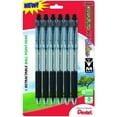 thumbnail image 1 of Pentel R.S.V.P. RT Colors New Retractable Ballpoint Pen, Medium Line, Black Ink, 6 Pack (BK93CRBP6A), 1 of 7