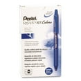 thumbnail image 1 of Pentel BX480-C R.S.V.P. Super RT 1 mm Medium Retractable Ballpoint Pen - Blue Ink, Translucent Blue/Blue Barrel (1-Dozen), 1 of 6