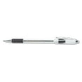 thumbnail image 1 of Pentel Rsvp Stick Pen - Medium Pen Point Type - Black Ink - Clear Barrel (BK91A_40), 1 of 5