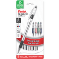 thumbnail image 1 of Pentel RSVP Ballpoint Pens, Fine Point, 0.7mm, Assorted Ink, 5 Count, 1 of 7