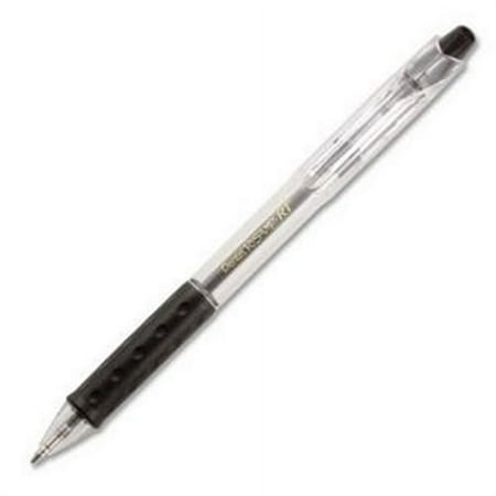 Pentel RSVP RT Retractable Ballpoint Pen, (1.0mm) Black Ink 12pk
