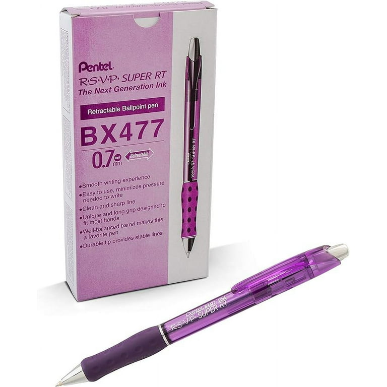 R.S.V.P.® RT Colors Ballpoint Pens, 8 Pack – Pentel of America, Ltd.