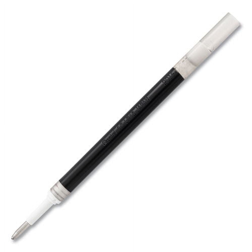 Pentel, Refill For Pentel Energel Retractable Liquid Gel Pens, Bold Conical Tip, Black Ink | Bundle of 10 Each