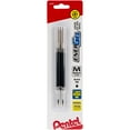 thumbnail image 1 of Pentel Refill Ink - For EnerGel Gel Pen, 0.7mm, Medium, Black Ink 2pk, 1 of 5