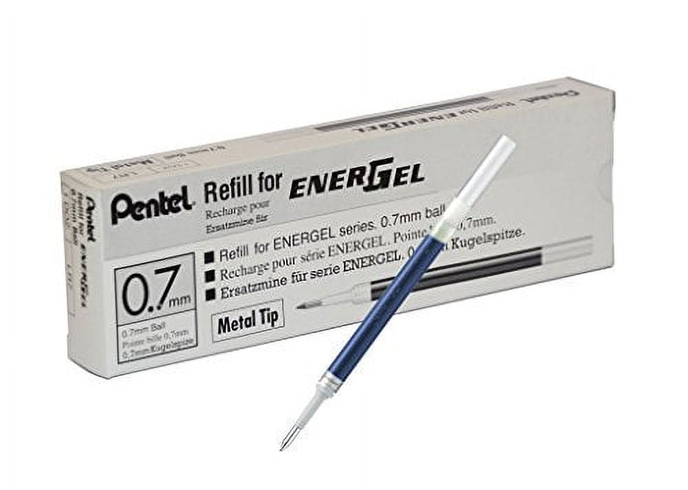 Pentel Refill Ink for EnerGel RTX Retractable Liquid Gel Pen, 12 Pack ...