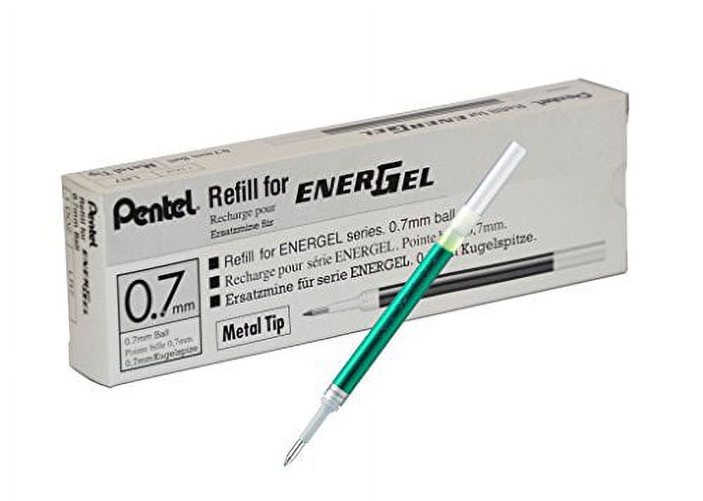 Pentel Refill Ink for EnerGel RTX Retractable Liquid Gel Pen, 12 Pack