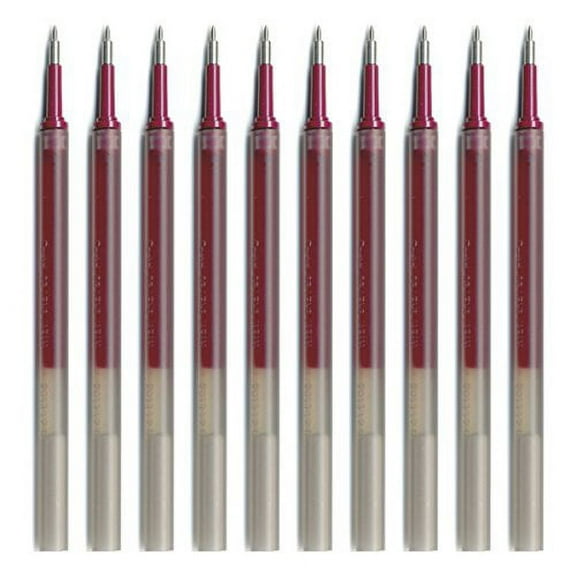 Pentel Refills Ink for EnerGel Liquid Gel Pen, 0.3mm, Red Ink, Value Set
