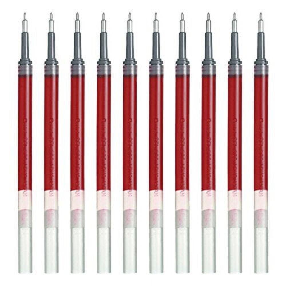 Pentel Refills Ink for EnerGel Liquid Gel Pen, 0.5mm, Red Ink, Value