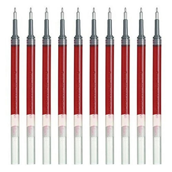 Pentel Refills Ink for EnerGel Liquid Gel Pen, 0.5mm, Red Ink, Value Set