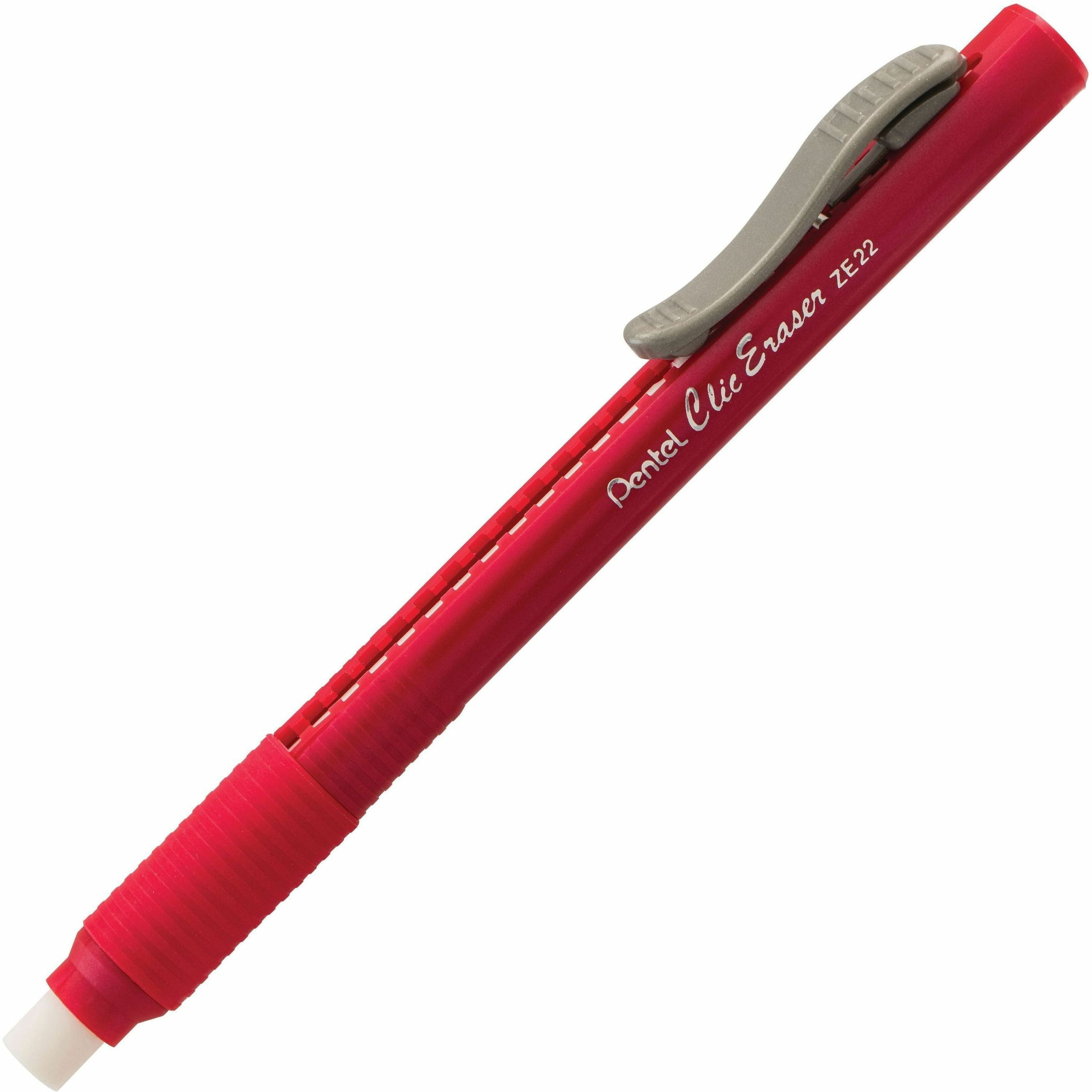 Pentel Retractable Erasers Red