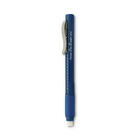 Pentel Retractable Pencil and Pen Eraser, Blue