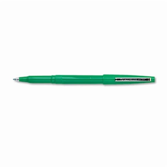 Pentel  Rolling Writer Roller Ball Capped Pen  Green Ink  Medium  Dozen