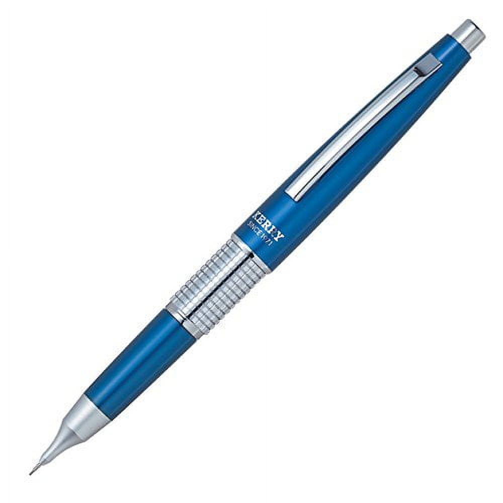Pentel Sharp Kerry Automatic Pencil, 0.5 mm, Blue Barrel with Lead Refills and Eraser (Bundle)