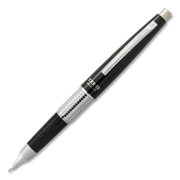 Sharp Kerry Mechanical Pencil, 0.5 mm, HB (#2), Black Lead, Black Barrel Sharp Kerry Mechanical Pencil, 0.5 mm, HB (#2), Black Lead, Black Barrel