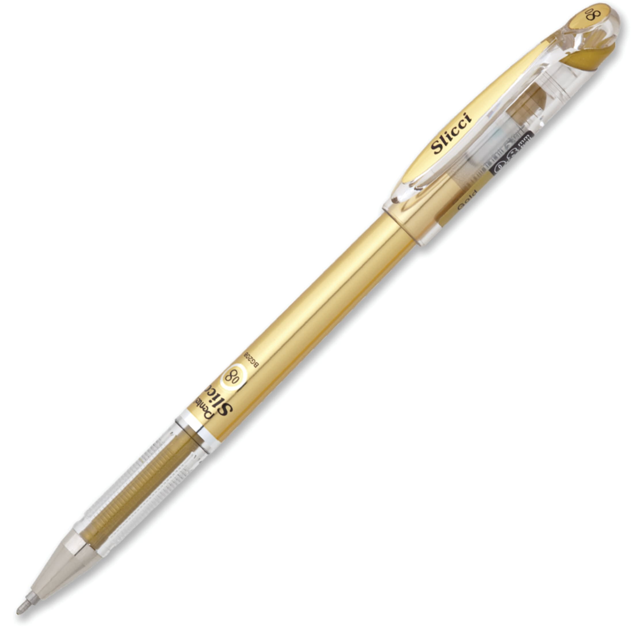 Pentel Slicci Metallic Gel-Tintenroller – 0,4 Mm Nadelspitze, Bronze