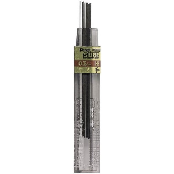 Pentel Super Automatic Mechanical Pencil, 0.3mm, Hi-Polymer Leads, 300 Count