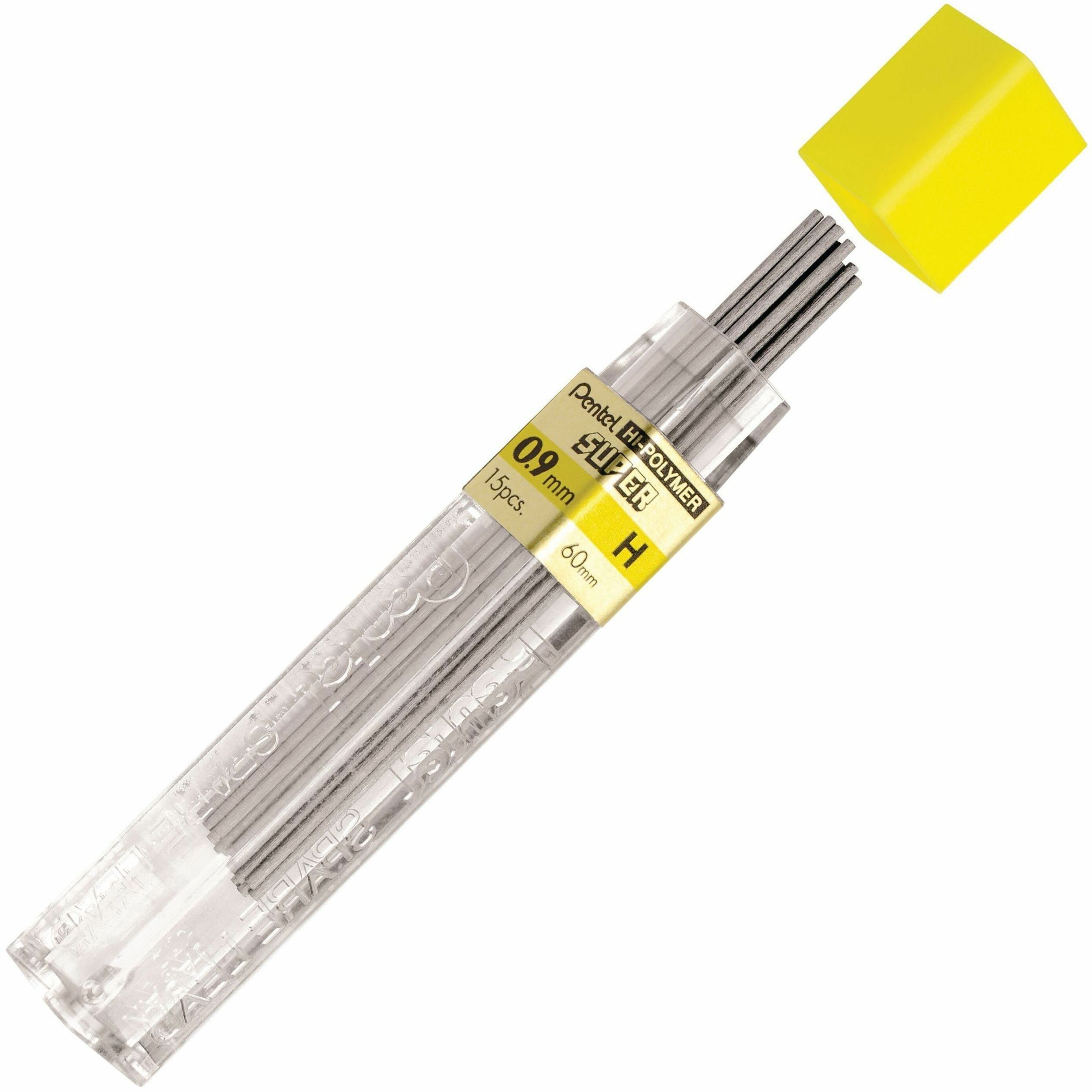 24 Mines Portemine Pentel Hi-Polymer 0,3 Mm Dureté 2H - 2 Tubes De 12