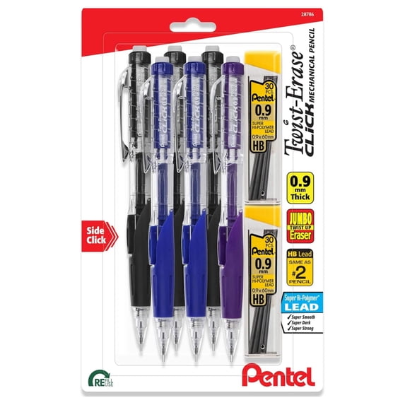 Pentel Pd275tc Twist-erase Click Mechanical Pencil (0.5mm) | Meses Sin