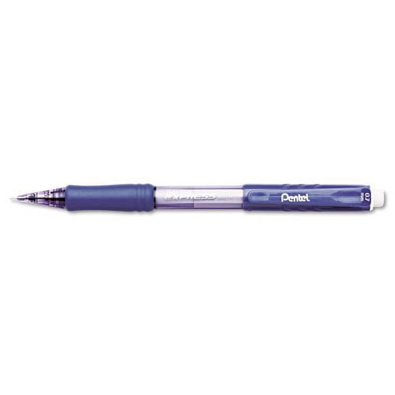Pentel : Twist-Erase EXPRESS Automatic Pencil, 0.7 mm, Blue Barrel -:- Sold as 2 Packs of - 12 - / - Total of 24 Each