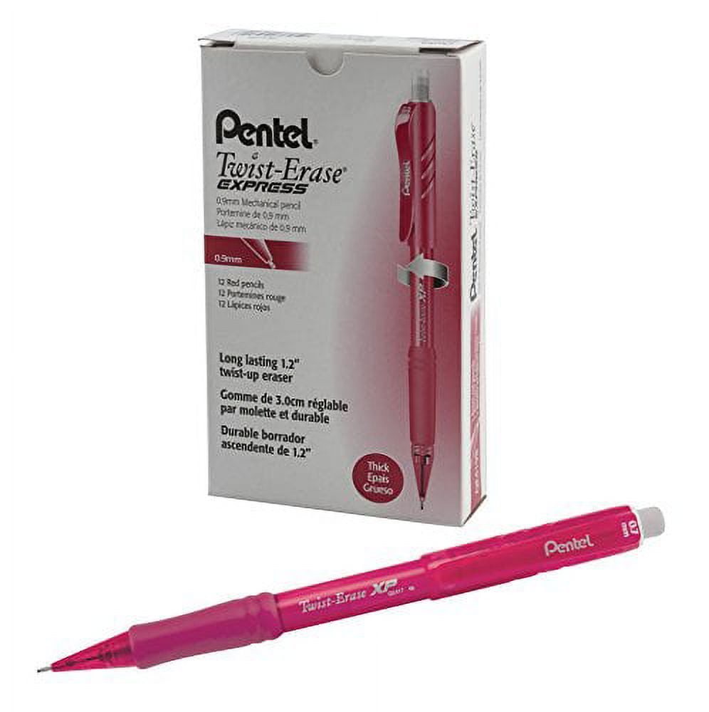 Pentel TwistErase EXPRESS Mechanical Pencil, Choose Tip Size & Color[0