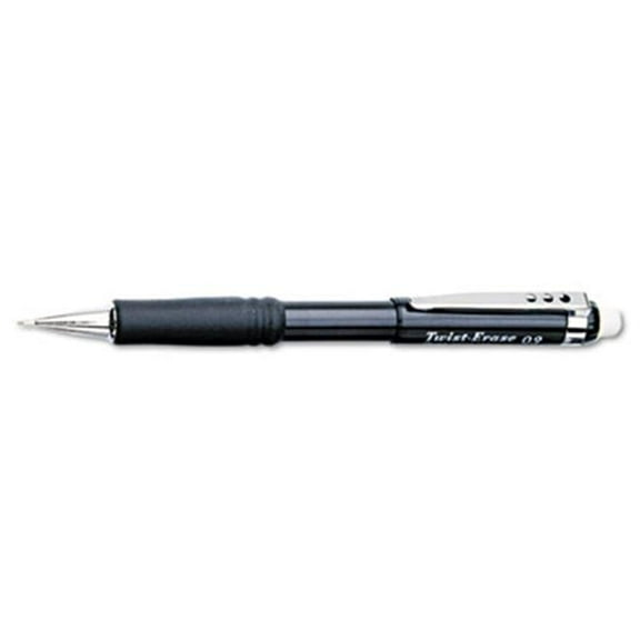 Pentel  Twist-Erase III Mechanical Pencil  0.9 mm  Black Barrel
