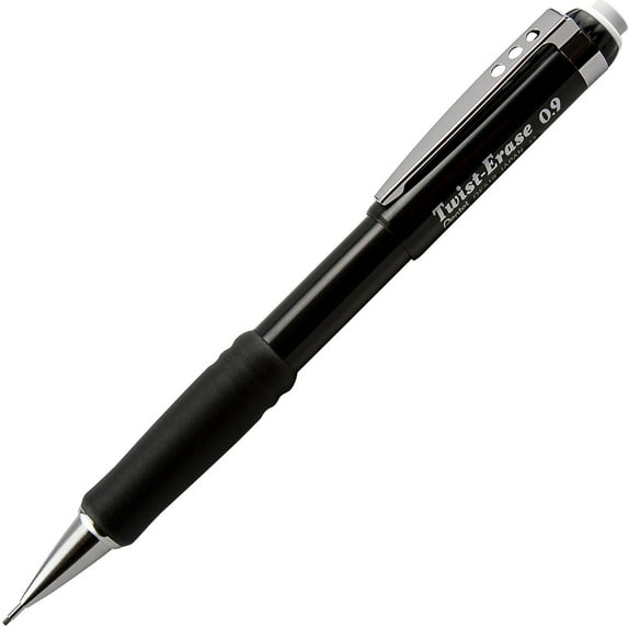 Pentel Twist-Erase III Mechanical Pencil, (0.9mm), Black Barrel
