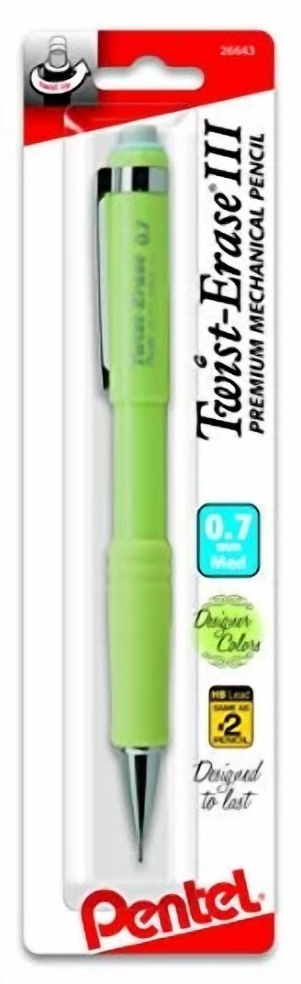 Pentel Twist-Erase Iii Mechanical Pencil, (0.7Mm) 1-Pk - Fashion Colors