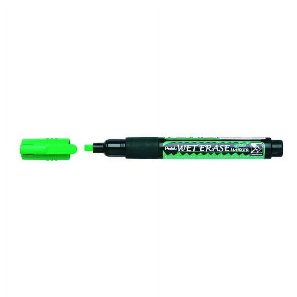 Pentel Wet Erase Chalk Markers Chisel Point, Green