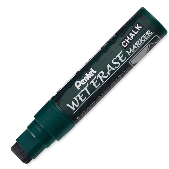 Pentel Wet Erase Chalk Markers - Jumbo Point, Black