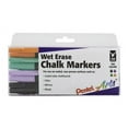 thumbnail image 1 of Pentel Wet Erase Chalk Markers - Primary Colors, Chisel Point, Set of 4, 1 of 2
