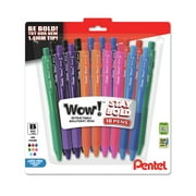 Pentel Wow! Retractable Ballpoint Pens 1.4mm 18/Pkg-Assorted