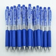 thumbnail image 1 of Pentel Wow! Retractable Liquid Gel Pen, Medium .7mm Metal Tip, Blue Ink, Bulk Lot of 15 (K437), 1 of 4
