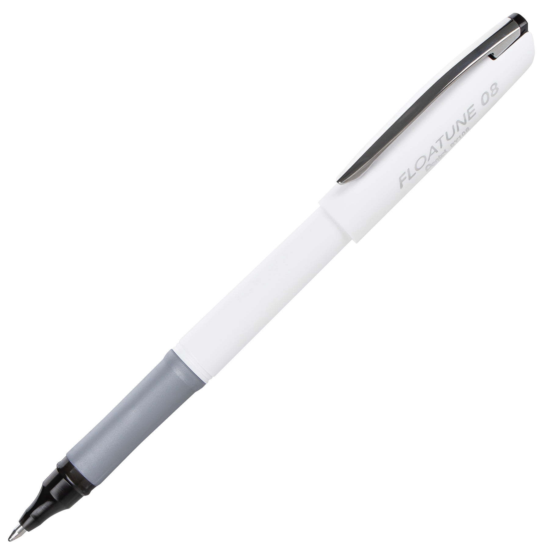 Pentel FLOATUNE Rollerball, 0.8mm, Medium Line, Black Ink, 1 Dozen