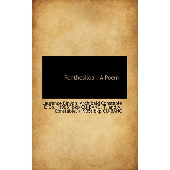 Penthesilea : A Poem (Paperback)