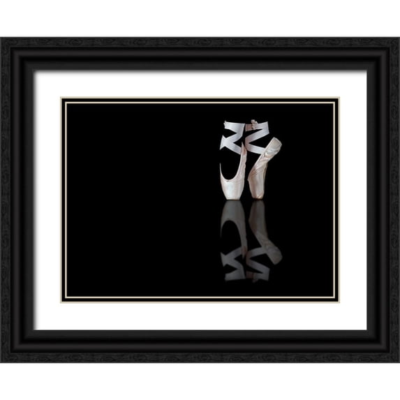 Pentony MA, Pauline 32x24 Black Ornate Wood Framed with Double Matting Museum Art Print Titled - Ballet