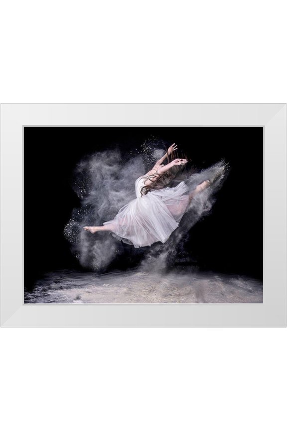 Pentony Ma, Pauline 14x11 White Modern Wood Framed Museum Art Print Titled - Cloud Dancer