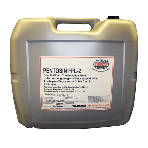 Pentosin 1038208 FFL-2 Synthetic Double Clutch (DSG) Transmission Fluid, 20 Liter