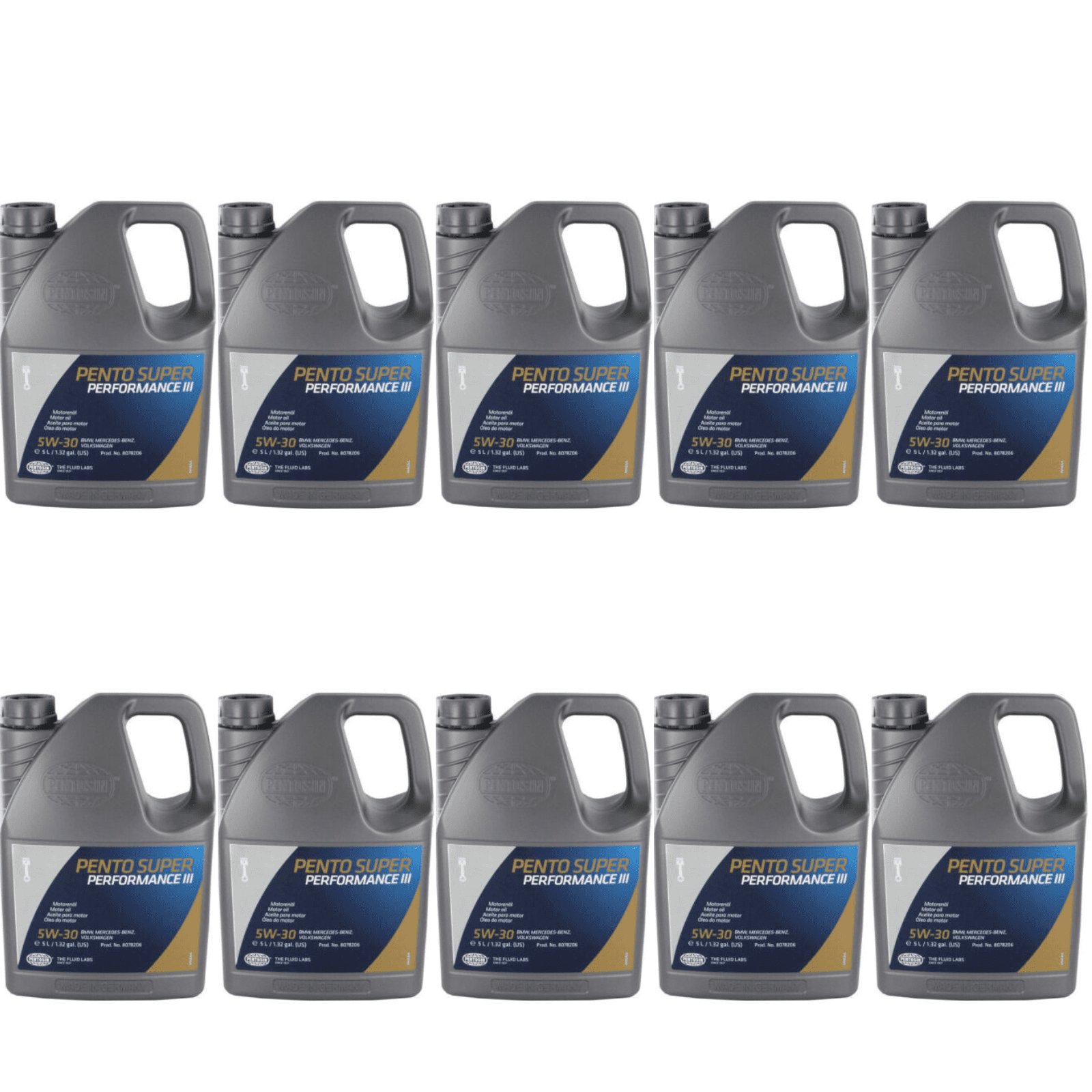 Pentosin: 8078206 - Performance III - 5W-30 Motor Oil - Synthetic Pack ...