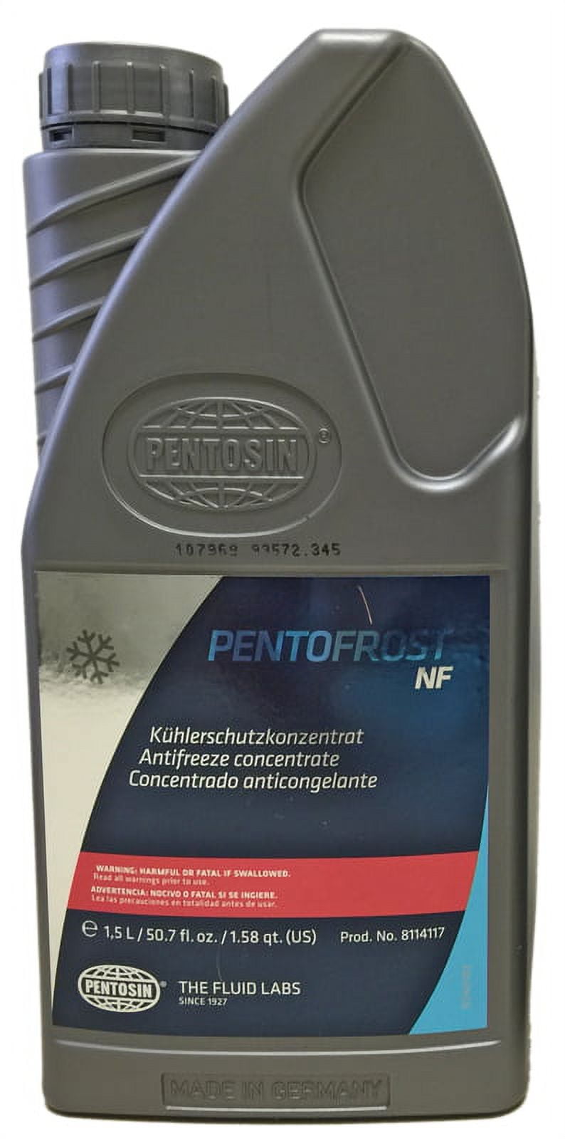 Pentosin 8114117 Pentofrost NF Corrosion Protection Low Evaporation Loss Antifreeze & Coolant, 1.5 Liter