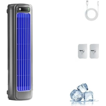Peoasis Cooling Ace, 2025 New Peoasis Cooling Ace Portable Air Conditioner, Cooling Ace Portable A/C with 3 Speeds, USB Charging, for Livingroom, Bedroom and Office (Gray)
