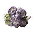 thumbnail image 1 of Peonies Artificial Flowers Bouquet of Flowers for Wedding Decor - 2-Pack Silk Peony Bouquets with 5 Heads Each, 1 of 7