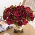 thumbnail image 1 of HAJAGP Artificial Silk Peonies Bouquet, 1 of 7