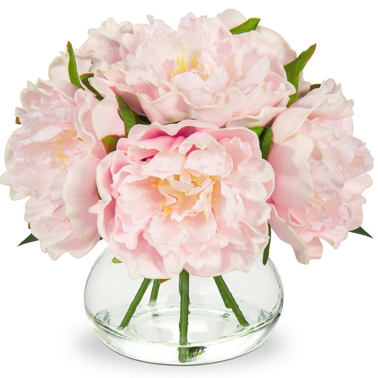 Peonies Artificial Flowers Silk Peony 6 Flower Heads Flower 