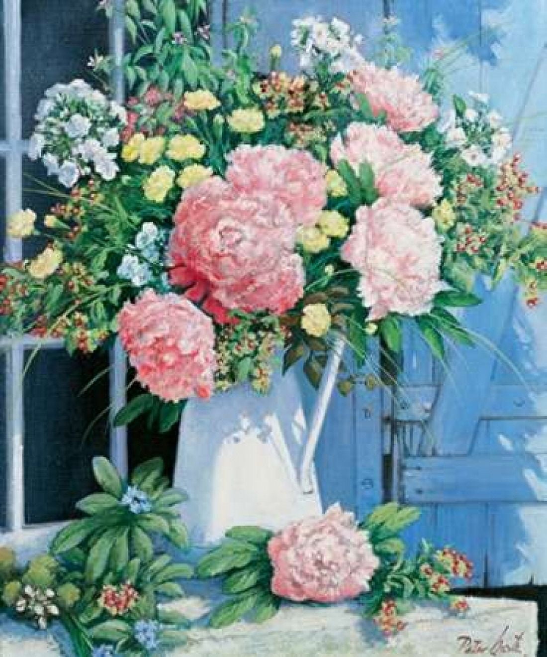 Peonies Canvas Art - Peter Motz (20 x 24)